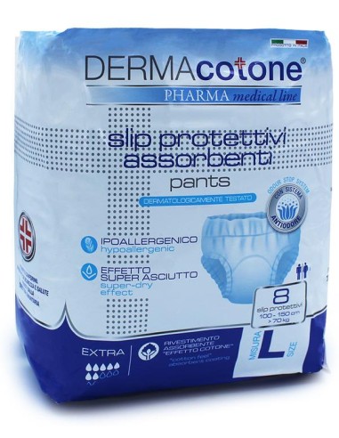 DERMACOTONE SLIP PROT ASS L 8P