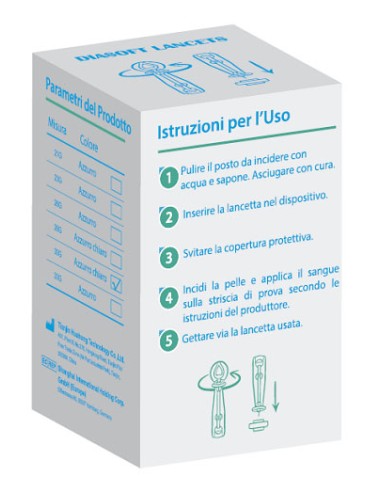 DIASOFT LANCET PUNGIDITO 25PZ