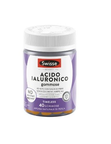 Swisse Acido Ialuronico gommose - Integratore di acido ialuronico 40 c