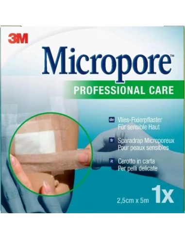 3M MICROPORE SURG T M5X25MM DI