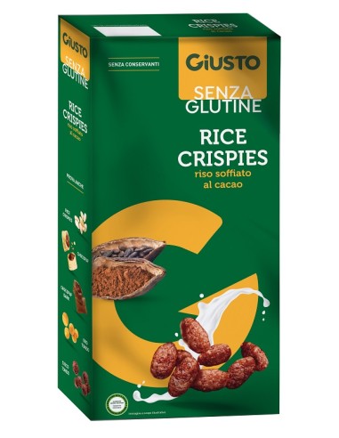 GIUSTO S/G RICE CRISPIES CACAO