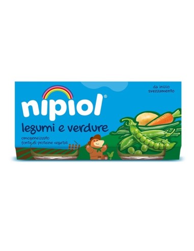 NIPIOL OMOG LEGUMI VERDURE 2PZ