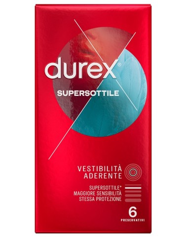 DUREX SUPERSOTTILE CLOSE FIT6P