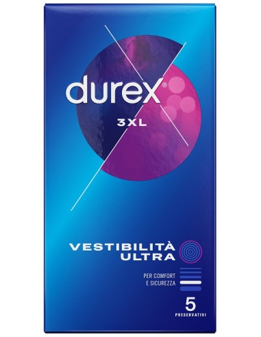 DUREX 3XL VESTIBILITA' ULTR5PZ