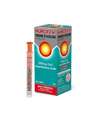 NUROFEN FEBBRE D*200MG/5ML FRA