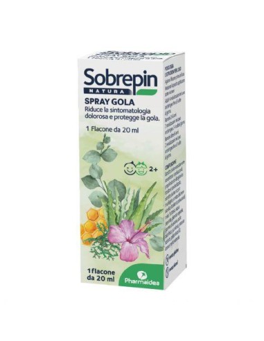 PHARMAIDEA Srl SOBREPIN NATURA GOLA SPRAY 20ML CON ESTRATTI NATURALI