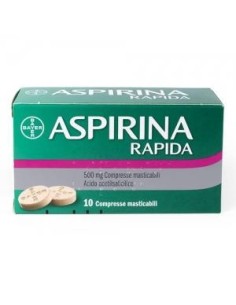 ASPIRINA%RAP 10CPR MAST 500MG