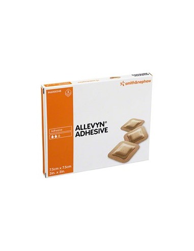 ALLEVYN ADHESIVE 7,5X7,5CM 3ME