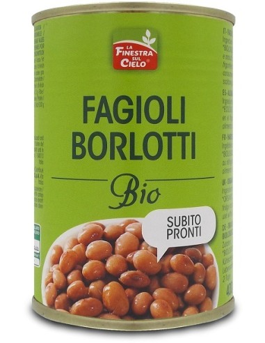 FAGIOLI BORLOTTI PRONTI BIO