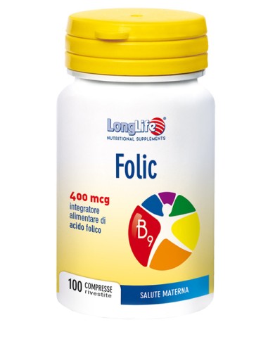 LONGLIFE FOLIC 400MCG 100CPR