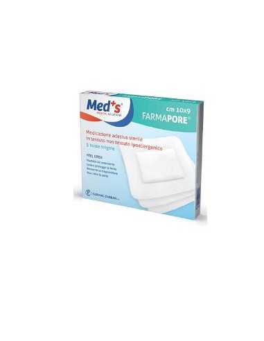 MEDS PORE MEDIC 10X9CM 5PZ