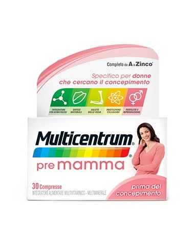 MULTICENTRUM PRE MAMMA 30CPR