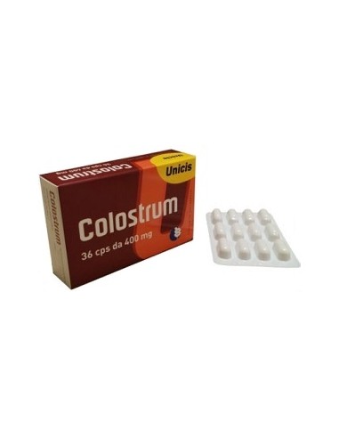 COLOSTRUM UNICIS 36CPS 400MG