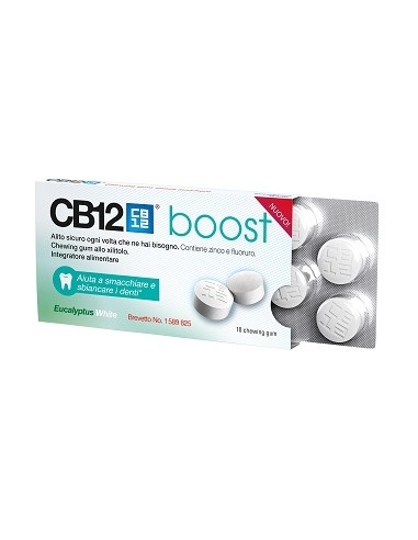 CB12 BOOST EUCAL WHITE 10CHEW