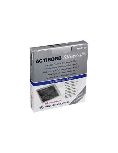 ACTISORB SILV 220 10,5X10,5 3P