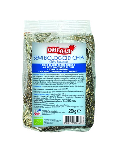 SEMI CHIA BIO 250G OMEGA 3