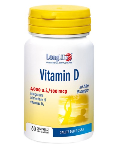 LONGLIFE VITAMIN D4000UI 60CPR