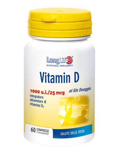 LONGLIFE VIT D3 1000UI 60CPR