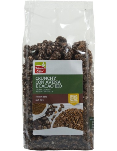 CRUNCHY AVENA CACAO 375G BIO