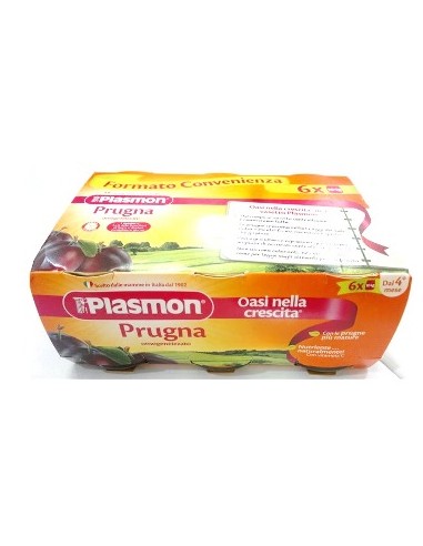 Plasmon Omogeneizzato 4 frutti formato convenienza 6x104g