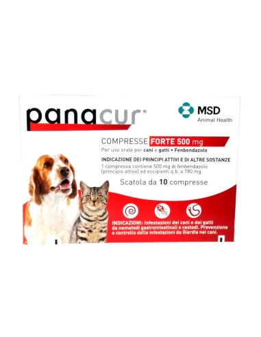 PANACUR%FORTE 10CPR 500MG