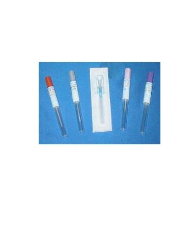 Ago Cannula 2Vie G22 Con Alette Blu